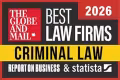 Globe and Mail Best Law Firms 2026 Criminal Law